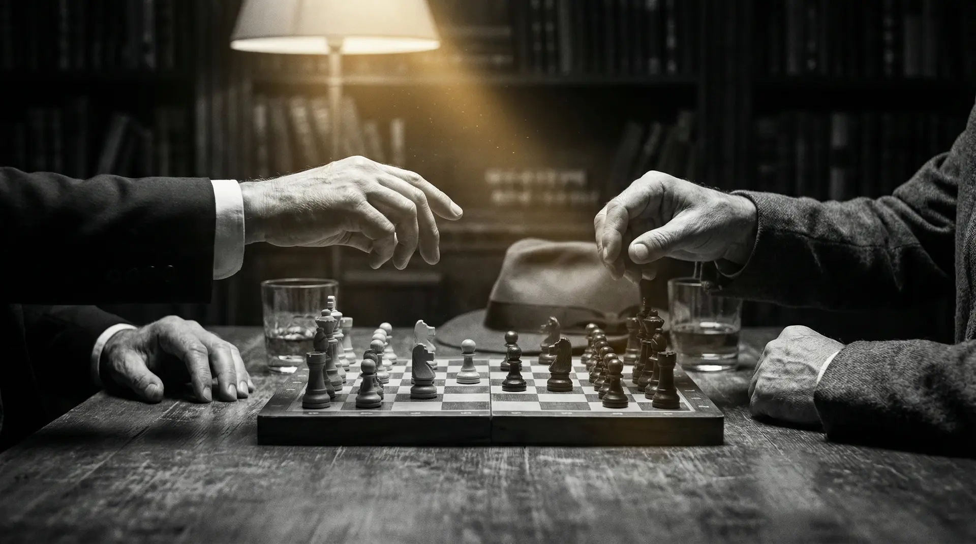 爱情岛网址 艺术探索系列 - 非线性叙事，棋盘上的对弈象征命运的交错